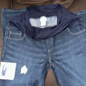 Maternity jeans straight leg XL